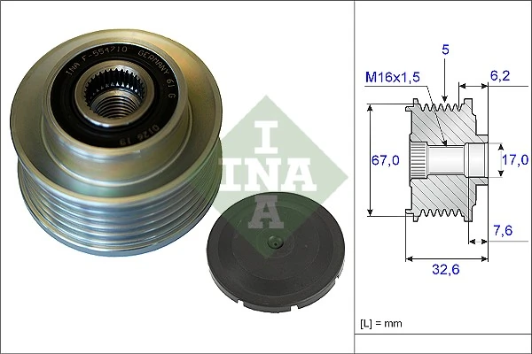 Alternator Freewheel Clutch